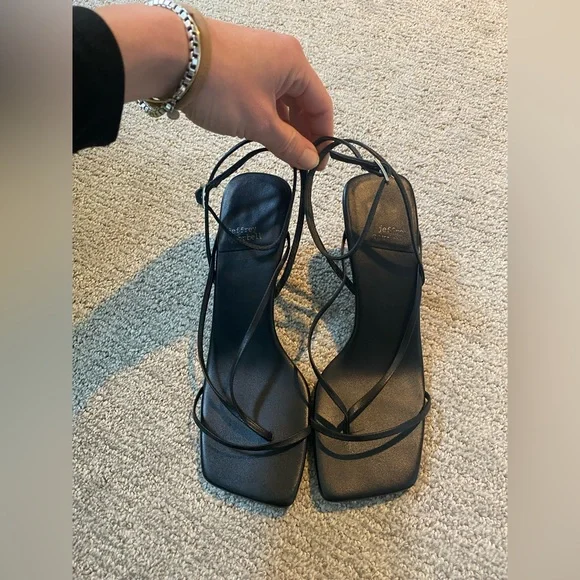 Jeffrey Campbell Fluxx Heels Size 7.5 Black - Picture 4 of 5